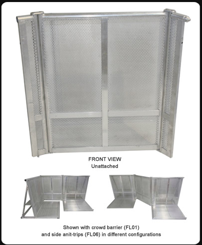 Adjustable Double Hinge Corner : Model FL04