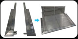 Anti trip platform edging